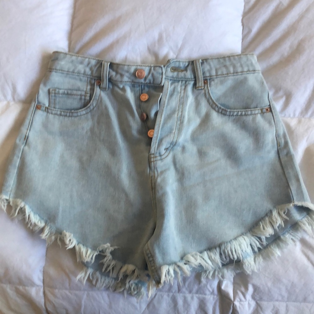 High waisted shorts